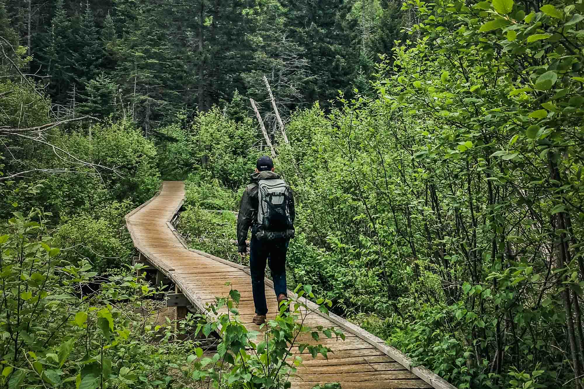Hiking a Trail