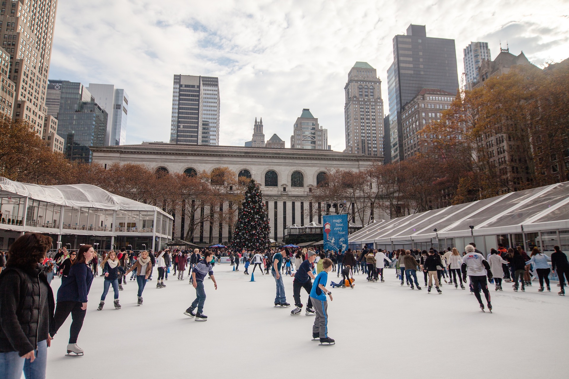 Winter Village at Bryant Park in New York City