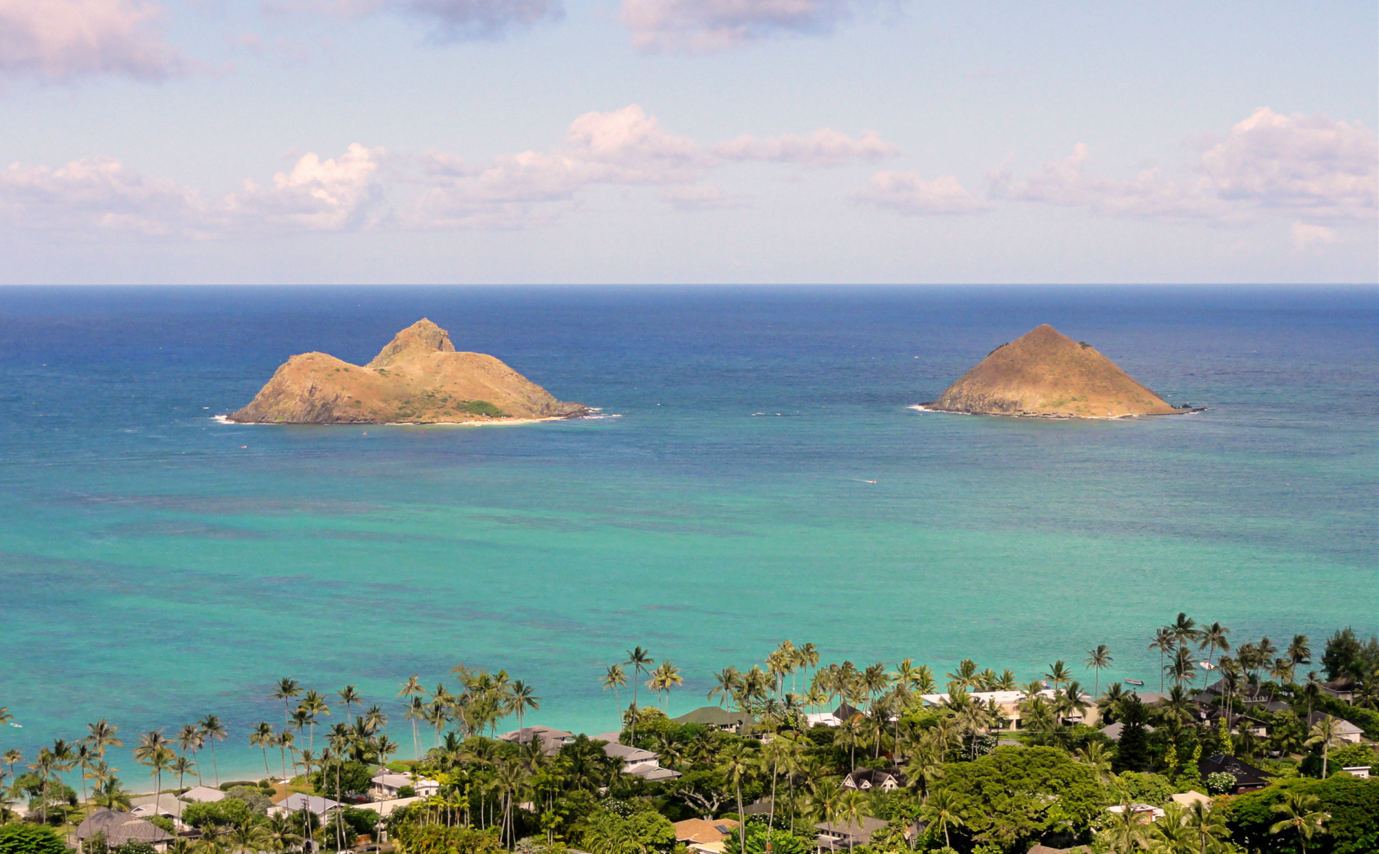 Islands near Oahu Hawaii