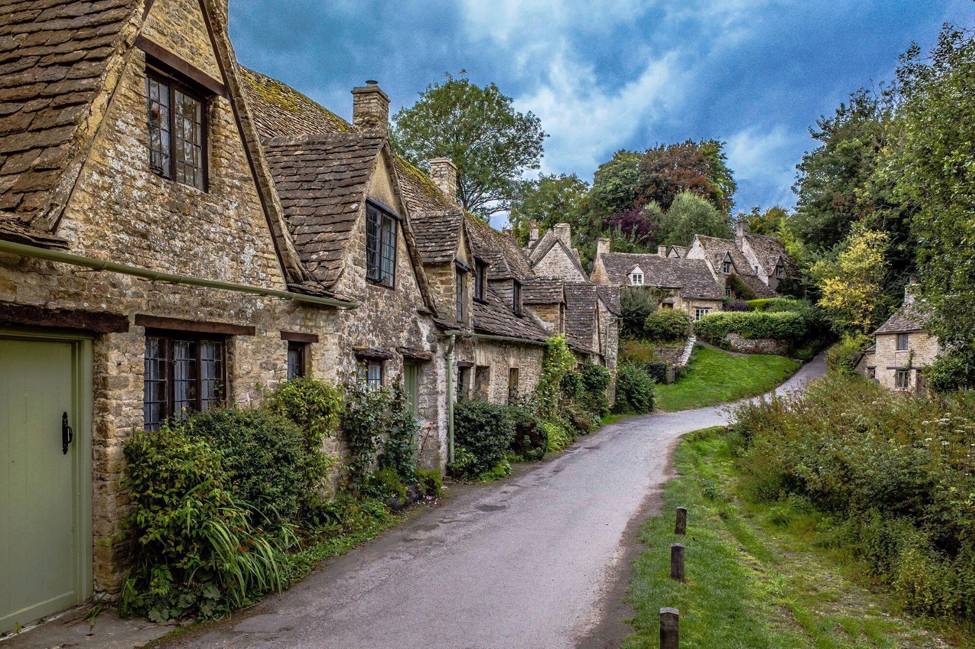 Houses in Cotswolds England