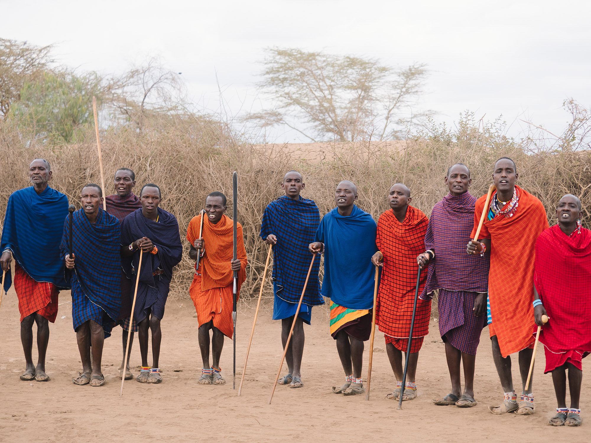 Group of people in Kenya. Photo by Kirsten Alana.