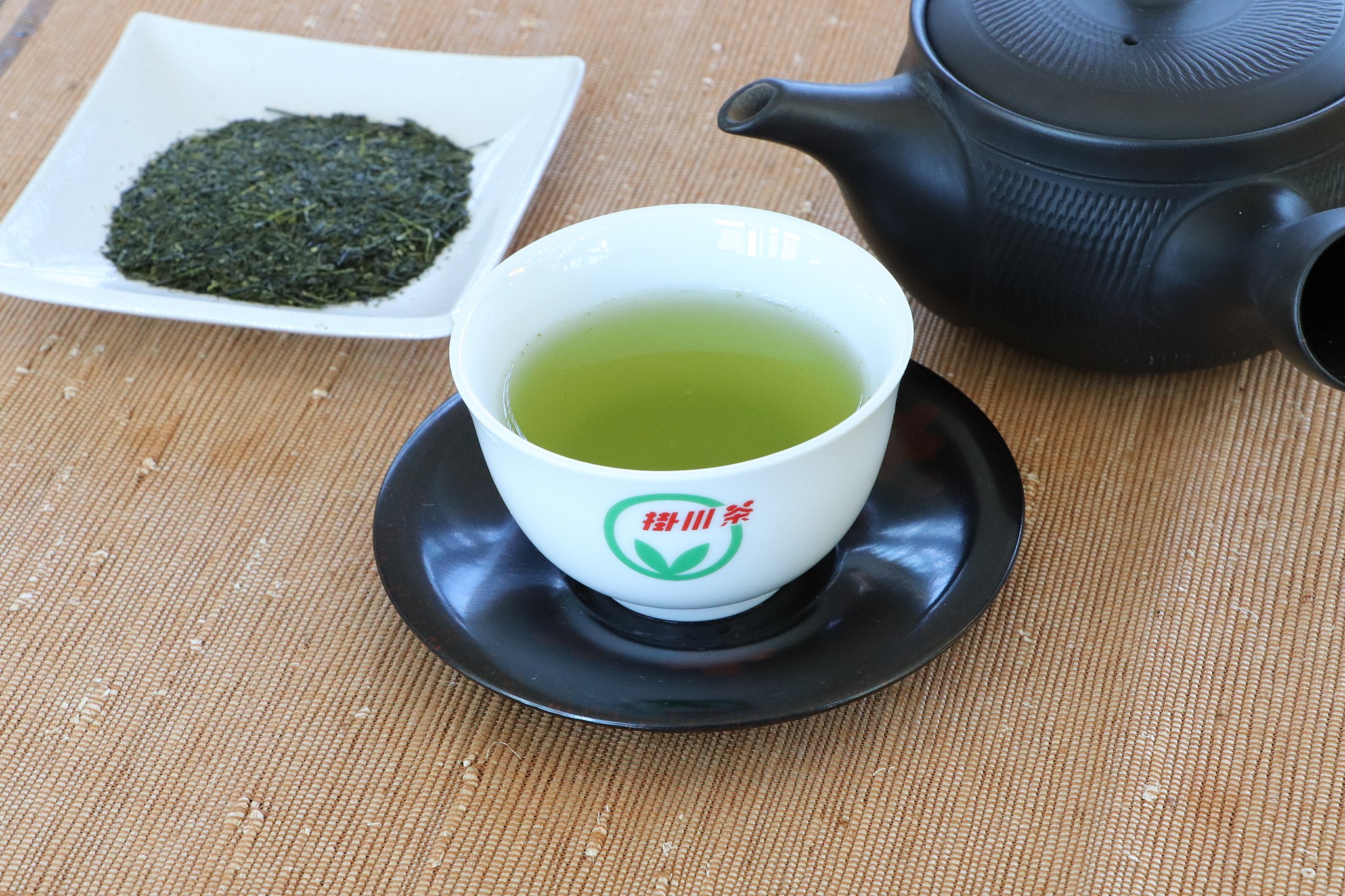 Cup of green tea.