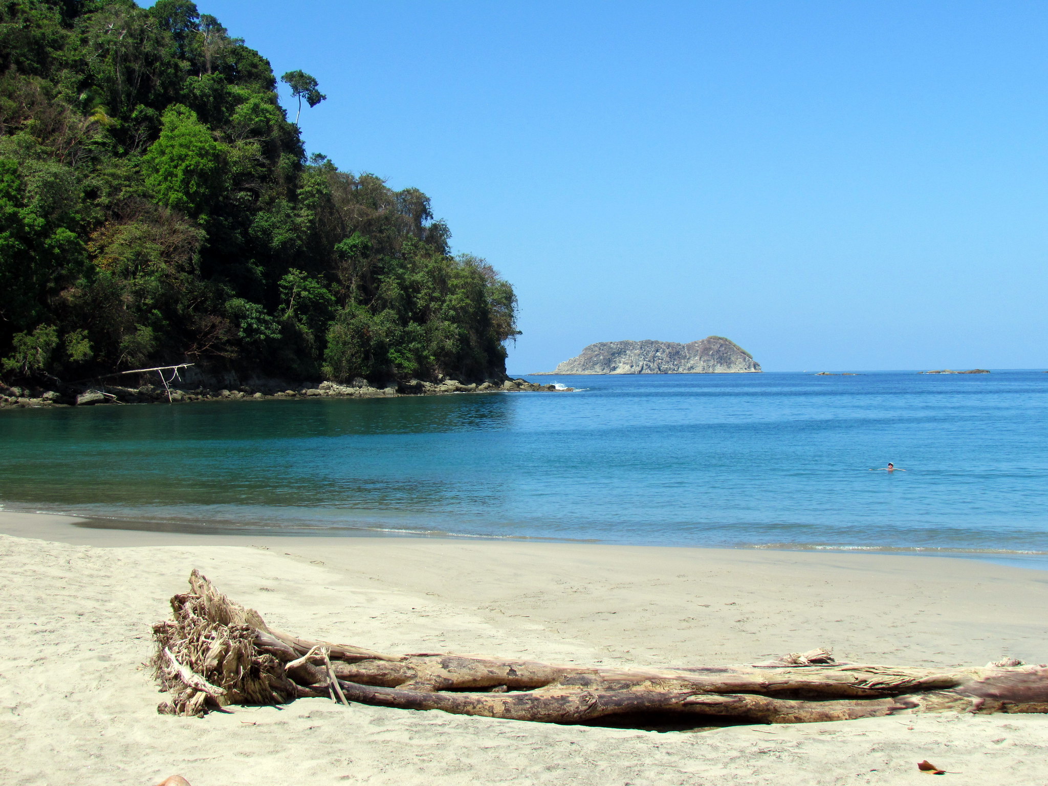 Beach in Manuel Antonio Park in Costa Rica